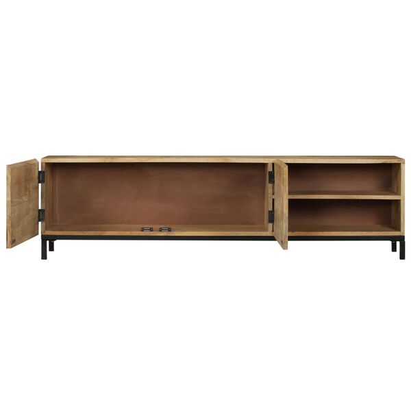 vidaXL TV Cabinet 145x30x41 cm Solid Mango Wood