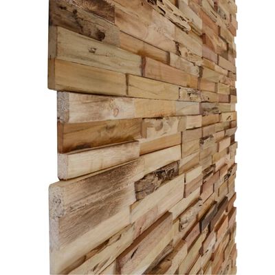 vidaXL Wall Cladding Panels 10 pcs 1.03 m² Recycled Teak Wood