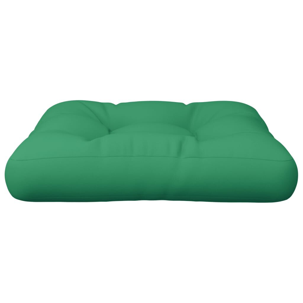 vidaXL Pallet Cushion Green Fabric