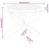 vidaXL 5 Piece Garden Dining Set Solid Wood Teak