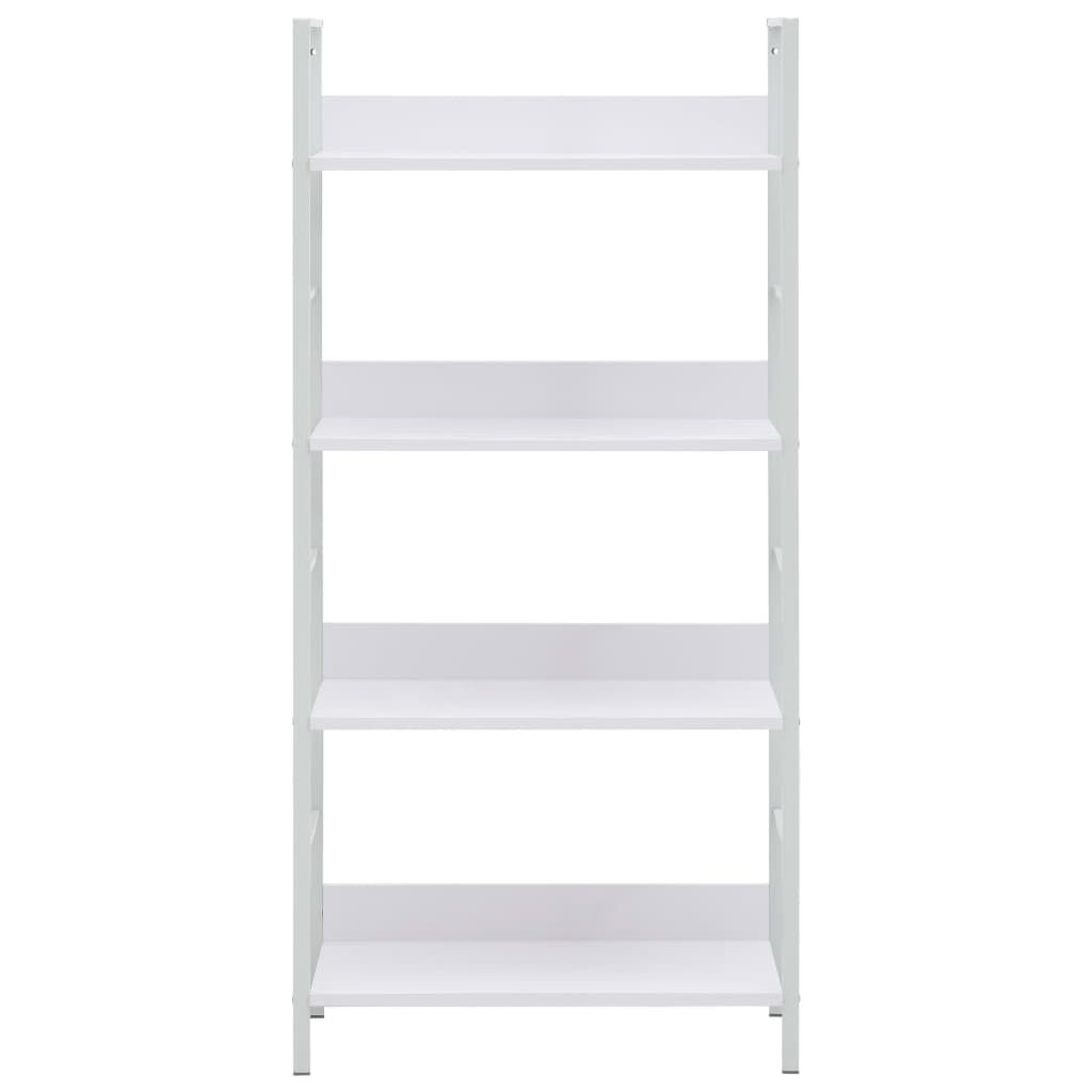 vidaXL 4-Layer Book Shelf White 60x27.6x124.5 cm Engineered Wood