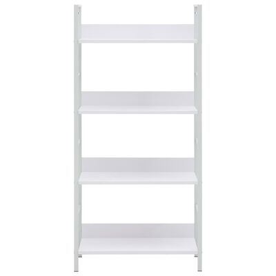 vidaXL 4-Layer Book Shelf White 60x27.6x124.5 cm Engineered Wood