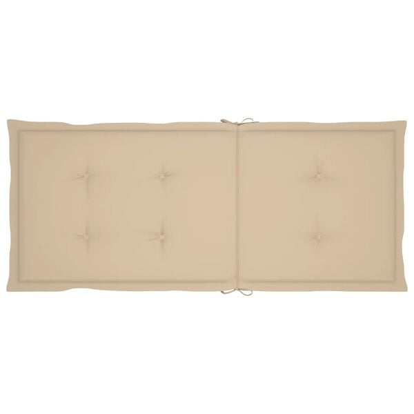 vidaXL Garden Reclining Chairs with Cushions 8 pcs Grey Wood Acacia
