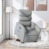 vidaXL Stand up Recliner Chair Light Grey Fabric