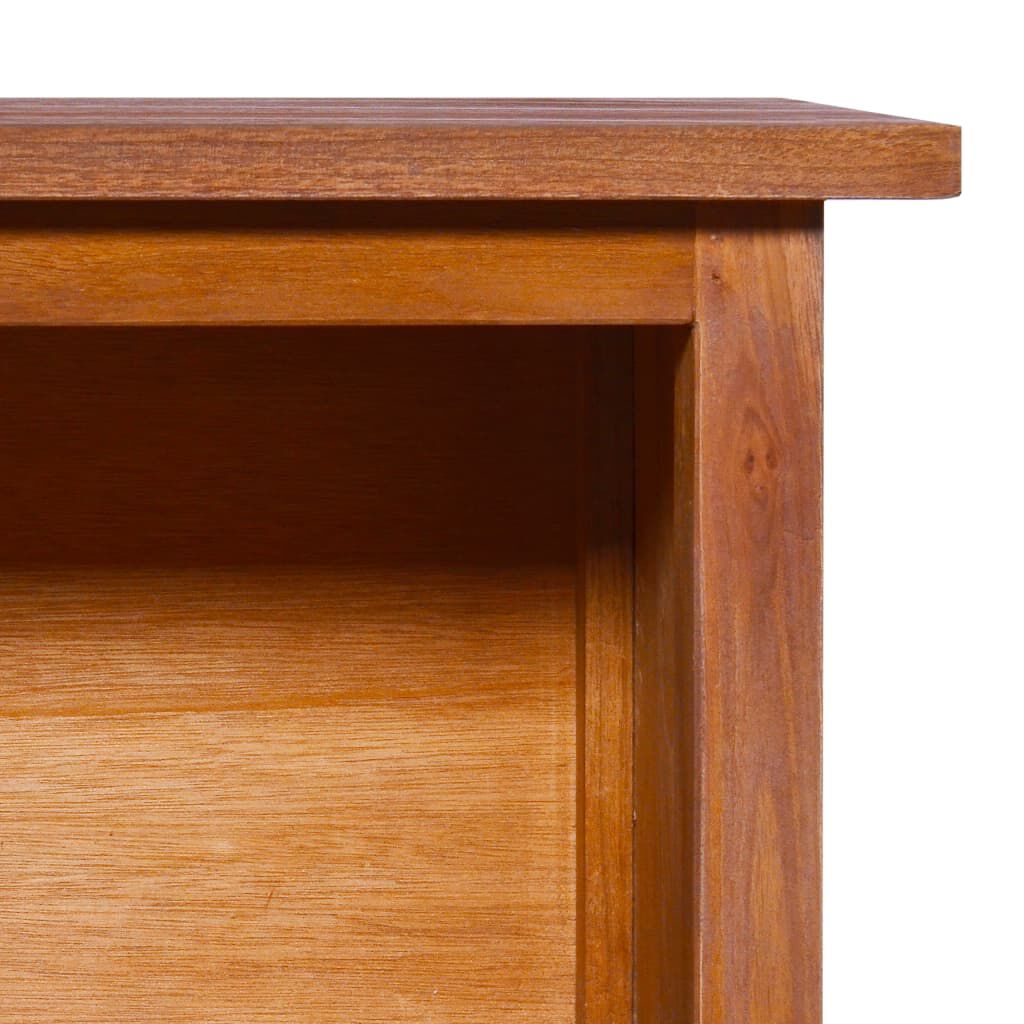 vidaXL TV Cabinet 112x30x37 cm Solid Teak Wood