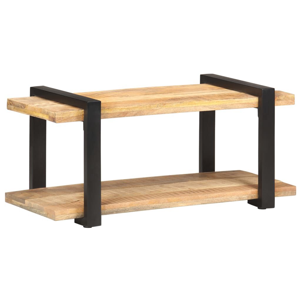 vidaXL TV Cabinet 90x40x40 cm Rough Mango Wood