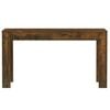 vidaXL Dining Table Smoked Oak 140x74.5x76 cm Engineered Wood