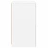 vidaXL Side Cabinets with LED Lights 2 pcs White Engineered Wood