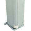 vidaXL Patio Retractable Side Awning 117x600 cm Black