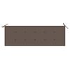 vidaXL Stacking Garden Bench with Cushion 159 cm Solid Teak Wood