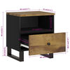 vidaXL Bedside Cabinet Solid Wood Mango&Engineered Wood