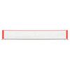 vidaXL Tennis Net Black and Red 600x100x87 cm Polyester