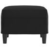 vidaXL Footstool Black 60x50x41 cm Faux Leather
