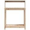 vidaXL Potting Table with Shelves 82.5x50x109.5 cm Solid Wood Pine