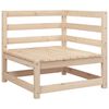 vidaXL 7 Piece Garden Sofa Set Solid Wood Pine