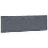 vidaXL Headboard Cushion "Hanko" Dark Grey 153 cm Velvet