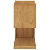 vidaXL Side Table 45x30x60 cm Solid Wood Teak