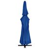 vidaXL Garden Parasol with Aluminium Pole 500 cm Azure Blue