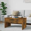 vidaXL Coffee Table Smoked Oak 80x50.5x41.5 cm Engineered Wood