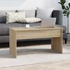 vidaXL Coffee Table Sonoma Oak 102x50.5x52.5 cm Engineered Wood