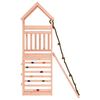 vidaXL Playhouse with Climbing Wall Solid Wood Douglas