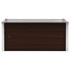vidaXL Garden Raised Bed Brown 100x40x45 cm Galvanised Steel