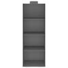 vidaXL Hanging Closet Organisers 2 pcs with 4 Shelves Fabric