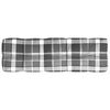 vidaXL Pallet Sofa Cushions 7 pcs Grey Check Pattern