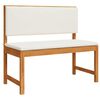 vidaXL Garden Bench Set 3 pcs Brown Solid acacia wood