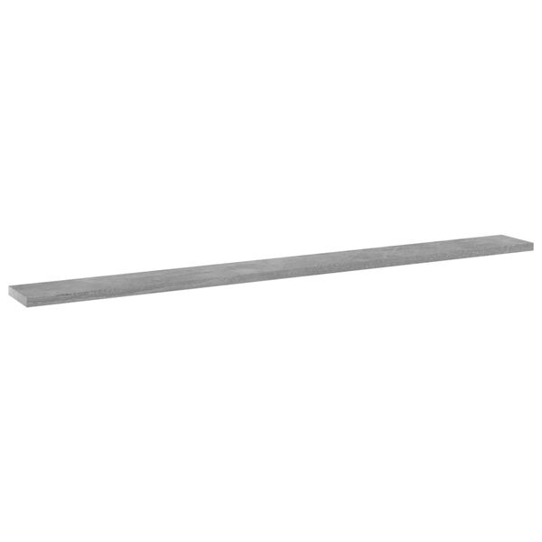 vidaXL Bookshelf Boards 8 pcs Concrete Grey 100x10x1.5 cm Engineered Wood