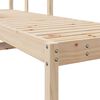 vidaXL Sun Lounger 199.5x62x55 cm Solid Wood Pine