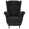 vidaXL Armchair Black Velvet