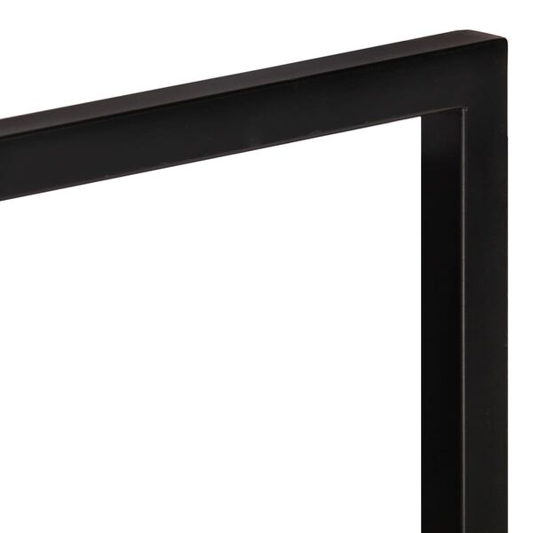 vidaXL Wall Shelves 2 pcs 100x24x35 cm Solid Wood Acacia and Steel