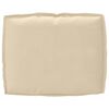 vidaXL Pallet Cushion Set 2 pcs Beige Oxford Fabric