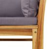 vidaXL 6 Piece Garden Lounge Set with Cushions Solid Wood Acacia