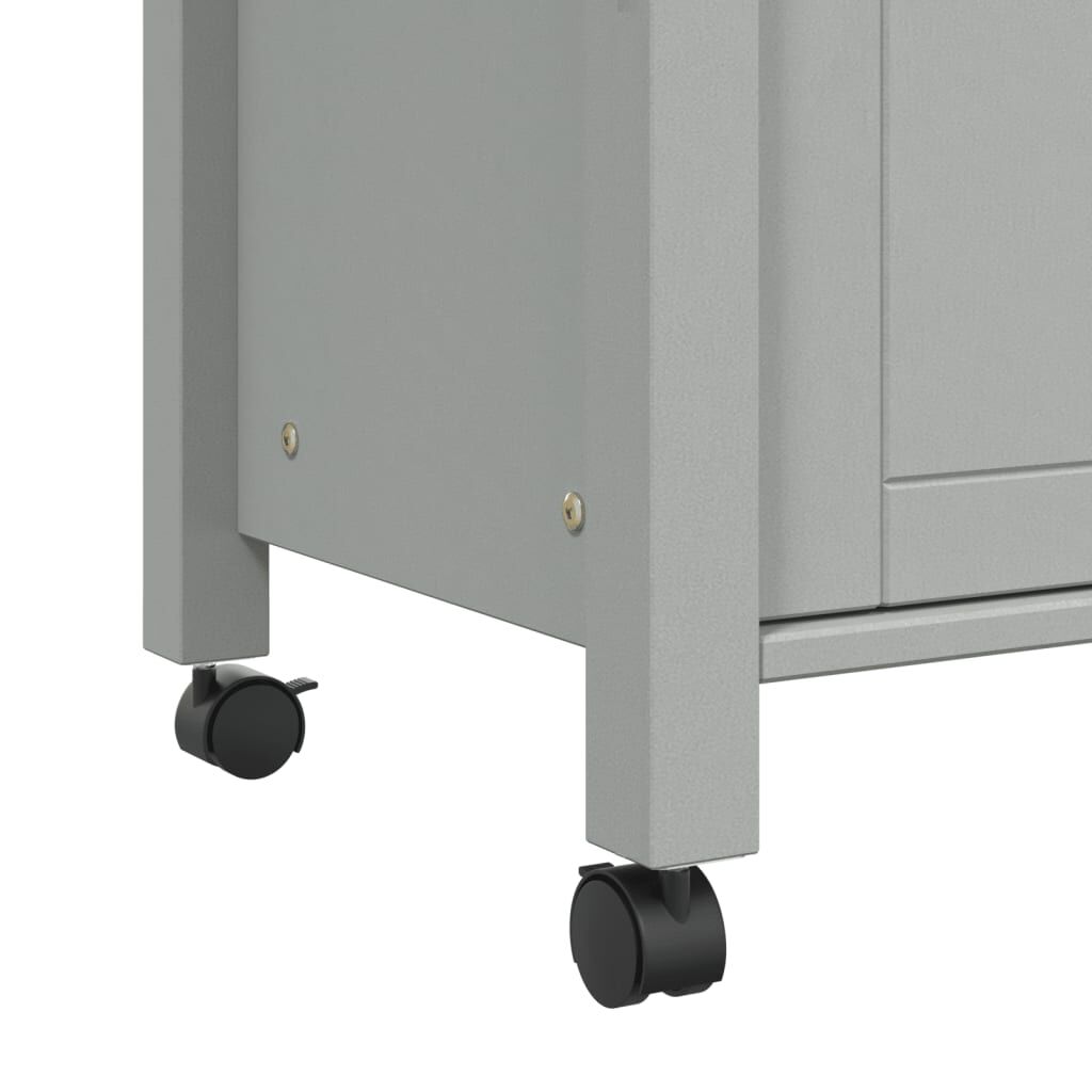 vidaXL Kitchen Trolley MONZA 84x40x90 cm Solid Wood Pine