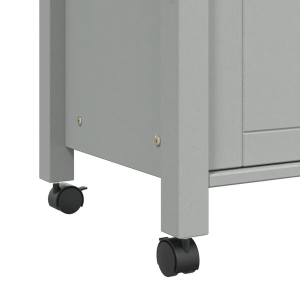 vidaXL Kitchen Trolley MONZA 84x40x90 cm Solid Wood Pine