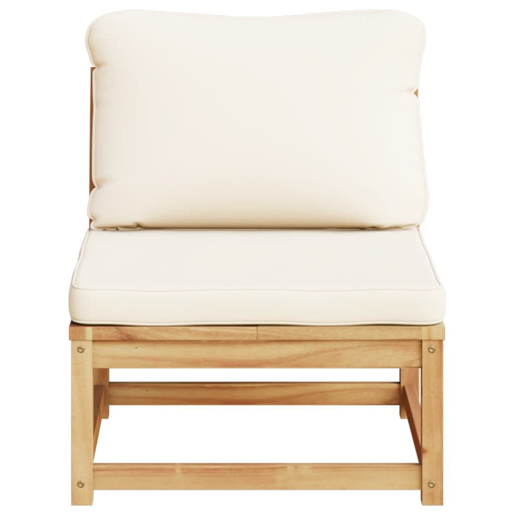 vidaXL Garden Sofa with Cushions Solid Wood Acacia