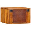 vidaXL Bedside Cabinet 2 pcs Brown 35 x 30 x 22 cm Solid acacia wood
