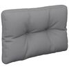 vidaXL Pallet Cushion Grey 50x40x12 cm Fabric