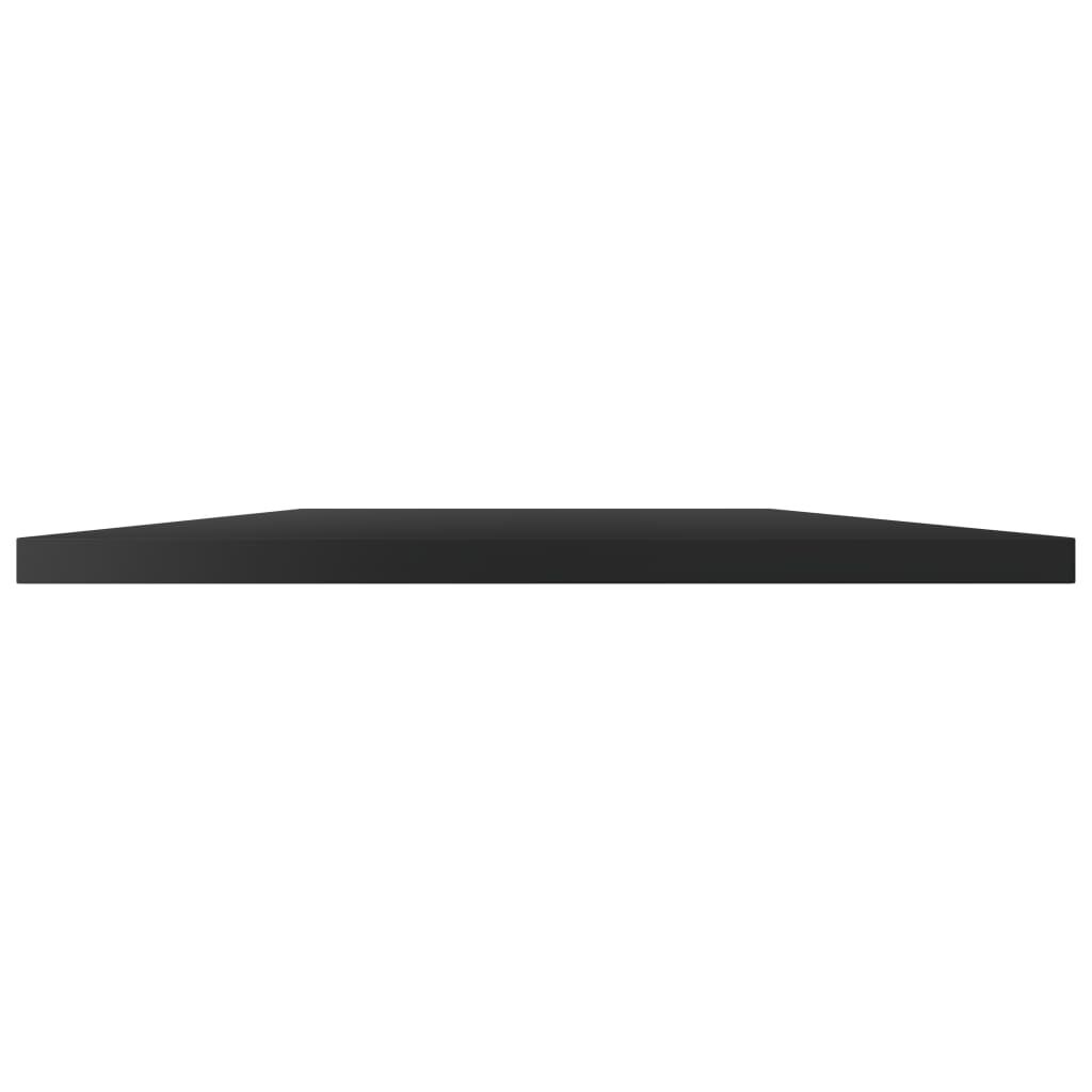 vidaXL Bookshelf Boards 8 pcs High Gloss Black 100x30x1.5 cm Engineered Wood