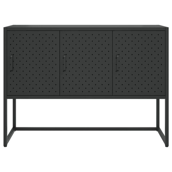 vidaXL Sideboard Black 105x35x75 cm Steel