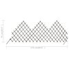 vidaXL Garden Trellis Fences 5 pcs 170x75 cm Willow