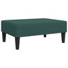 vidaXL 2 Piece Sofa Set Dark Green Velvet