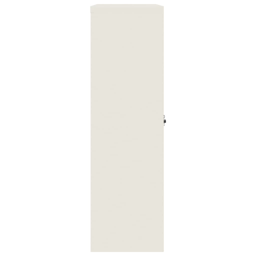 vidaXL File Cabinet White 90x40x140 cm Steel