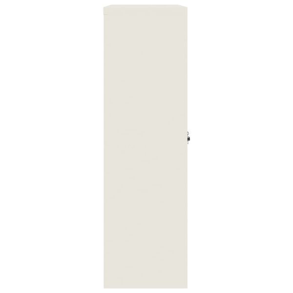 vidaXL File Cabinet White 90x40x140 cm Steel