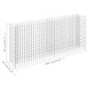 vidaXL Gabion Raised Bed Galvanised Steel 180x30x90 cm