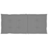 vidaXL Garden Reclining Chairs with Cushions 8 pcs Grey Solid Wood Acacia