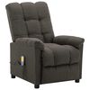 vidaXL Electric Massage Chair Taupe Fabric