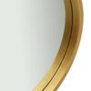 vidaXL Wall Mirror with Strap 40 cm Gold